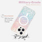 iPhone 15 Pro Max - Case Glitter - Magsafe - Arco Iris Retro