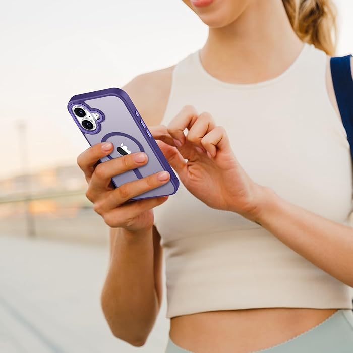 iPhone 17 - Funda Luxury Matte - MagSafe - Morado