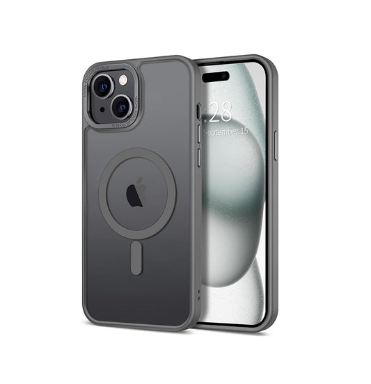 iPhone 15 - Case Luxury Mate - Magsafe - Dark Grey