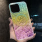 iPhone 15 Pro Max - Case Glitter - Magsafe - Arco Iris Retro