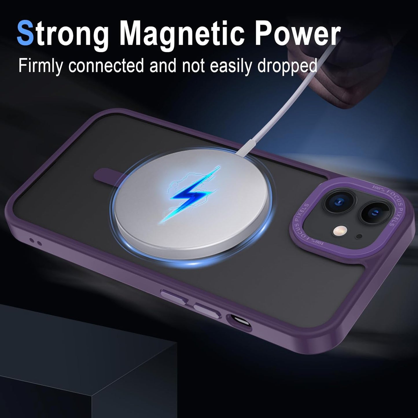iPhone 11 - Case Luxury Mate - Magsafe - Dark Purple