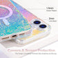 iPhone 16 - Case Glitter - Magsafe - Arco Iris Retro