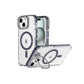 iPhone 15 - Case Magsafe - Stand Cámara - Clear Blue