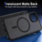 iPhone 11 - Case Luxury Mate - Magsafe - Black