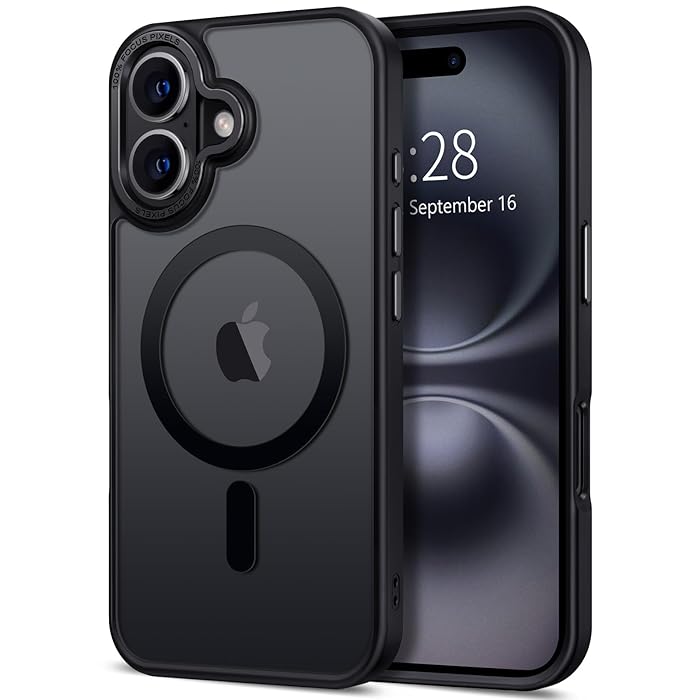 iPhone 16 - Case Luxury Mate - Magsafe - Black