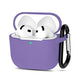AirPods 4 - Funda de Silicona - Gamuzada - Lila