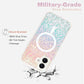 iPhone 16 - Case Glitter - Magsafe - Arco Iris Retro