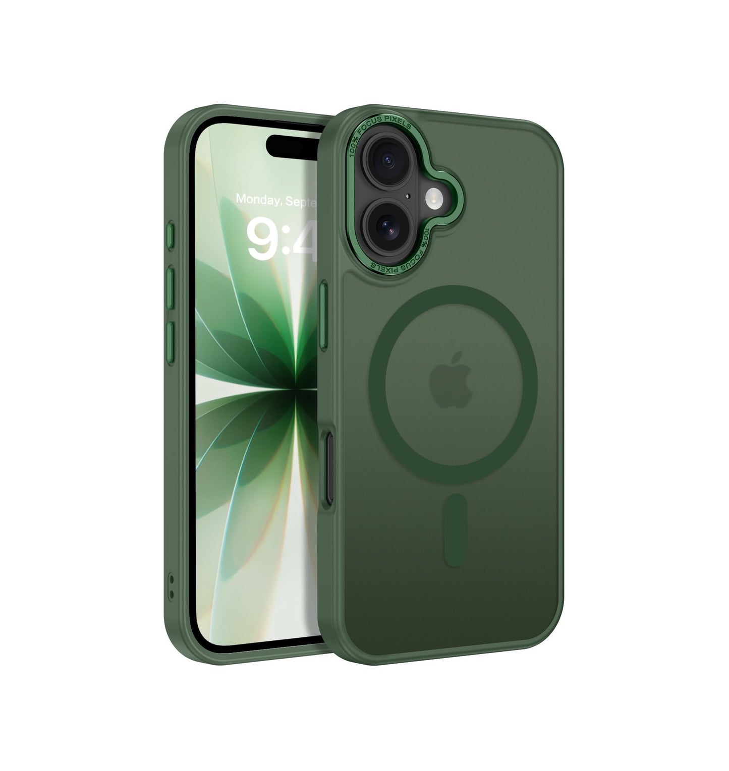 iPhone 17 - Funda Luxury Matte - MagSafe - Verde Militar