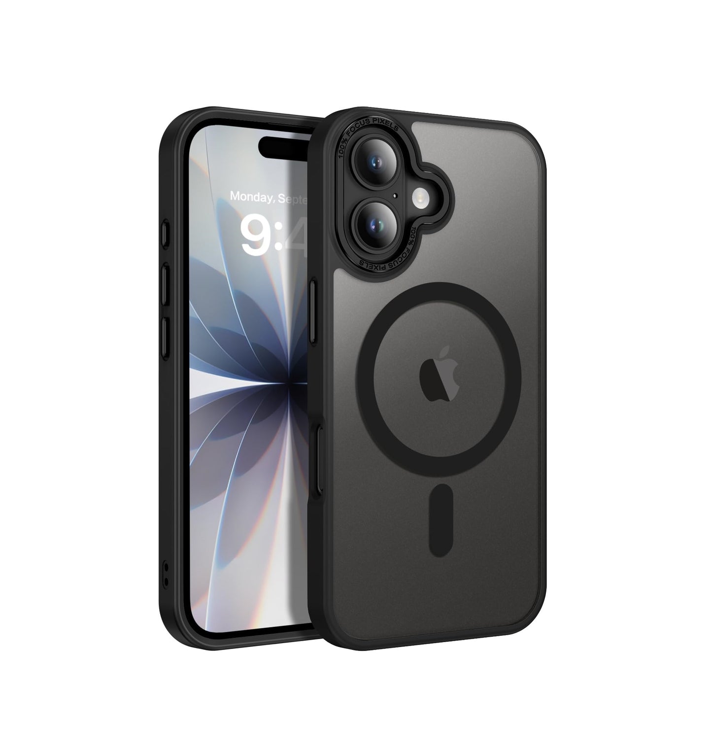 iPhone 17 - Funda Luxury Matte - MagSafe - Negro