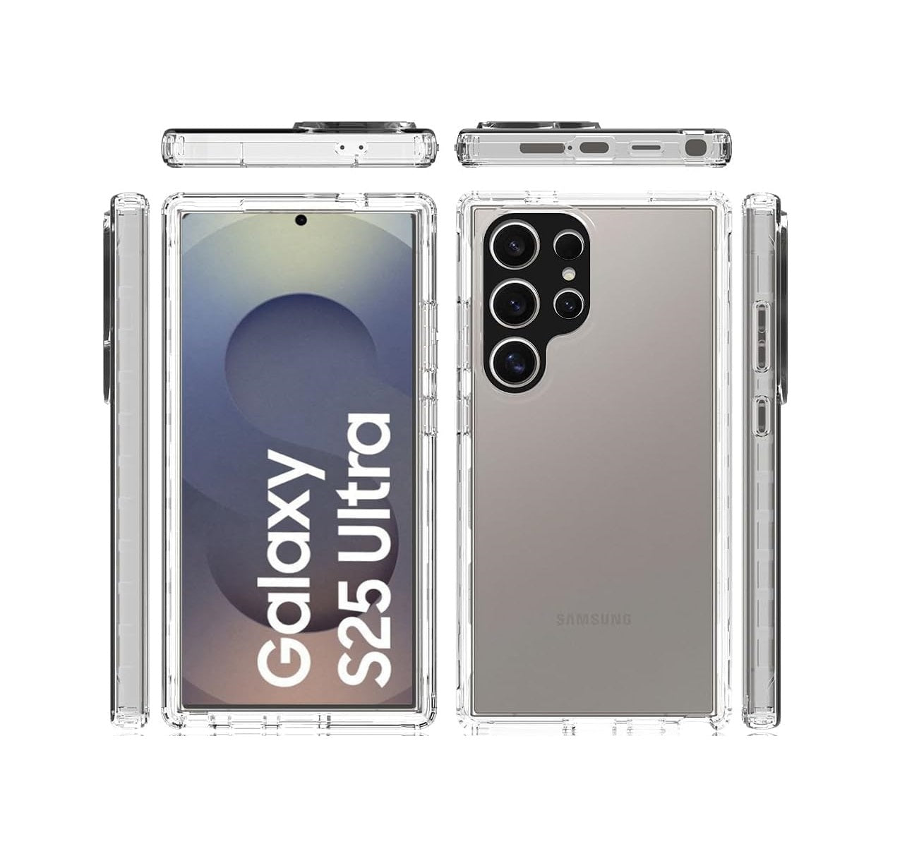 Samsung S25 Ultra - Funda 360° - Transparente