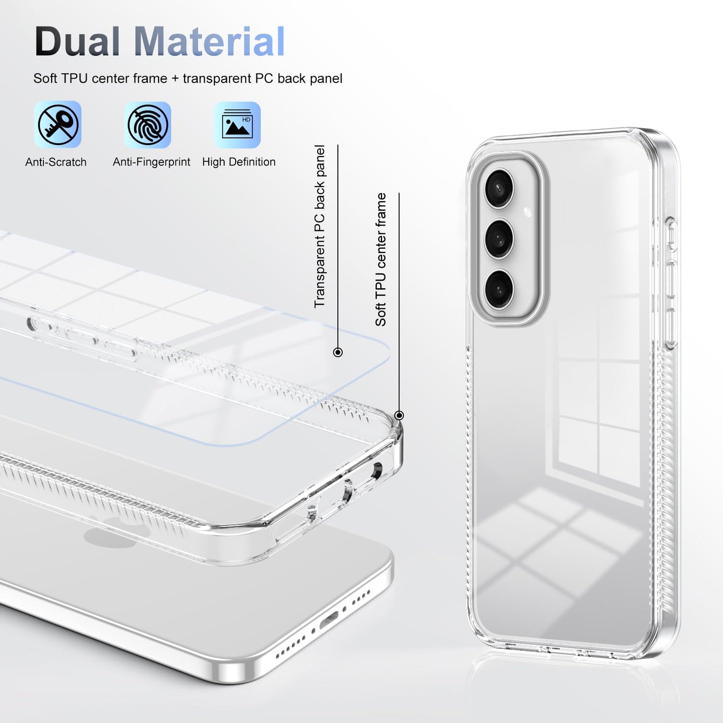 Samsung S24 FE - Funda Transparente