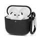 AirPods 4 - Funda de Silicona - Gamuzada - Negro