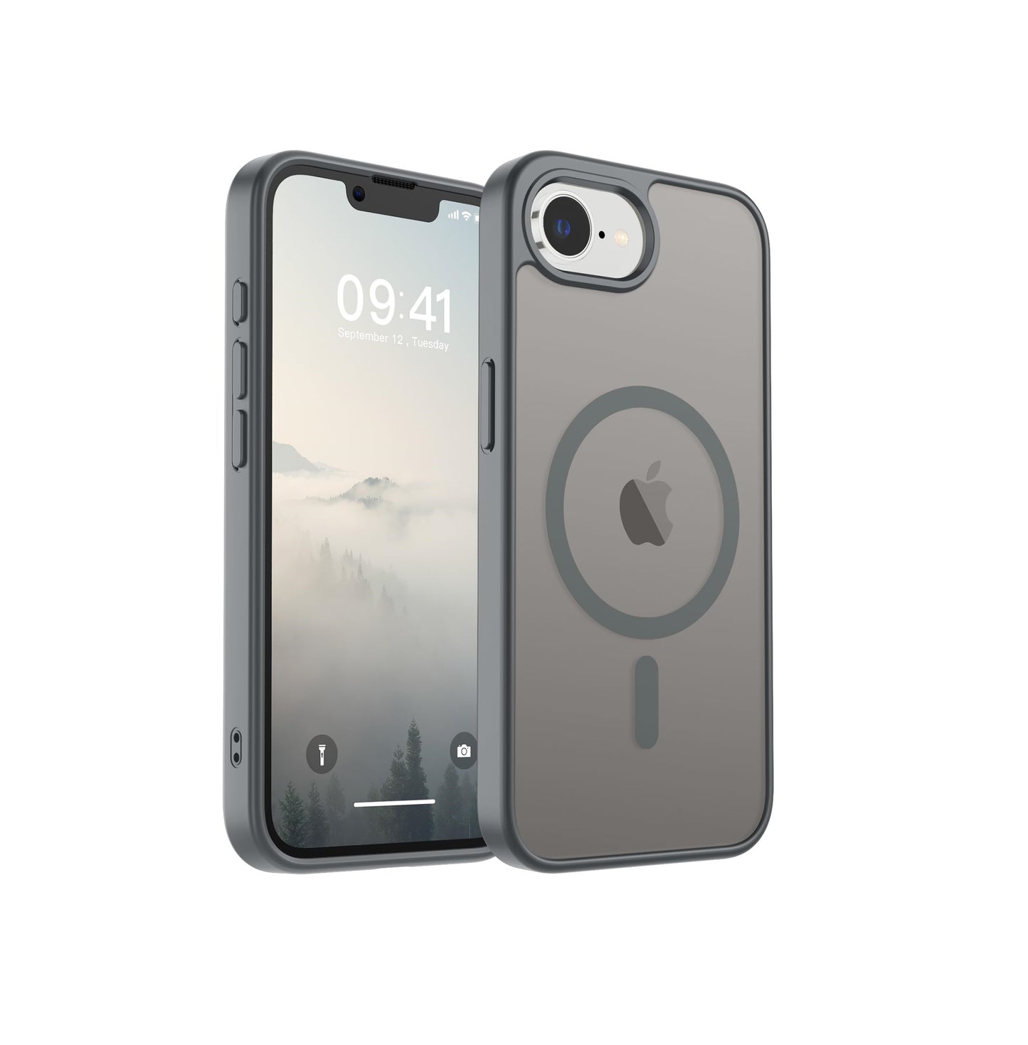 iPhone 16e - Funda Matte - MagSafe - Gris