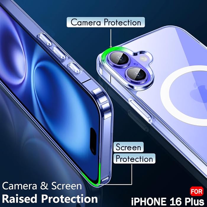 iPhone 16 - Case Transparente - Magsafe - Clásico