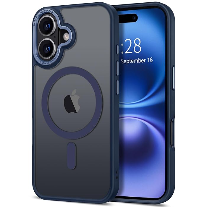 iPhone 16 - Case Luxury Mate - Dark Blue
