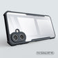 Samsung A07 - Funda Antishock - Con AirBag - Trasparente / Negro - Xundd