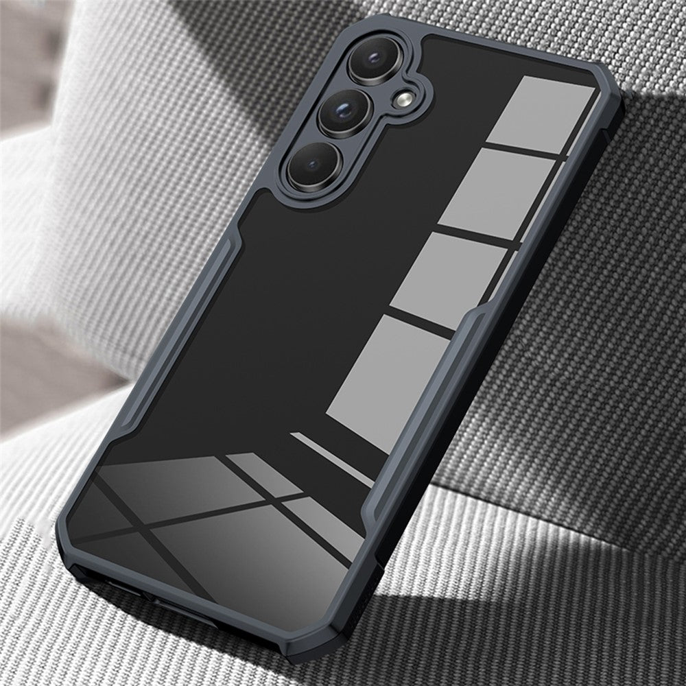 Samsung A55 5G - Funda Antishock - Con AirBag - Transparente / Negro - Xundd