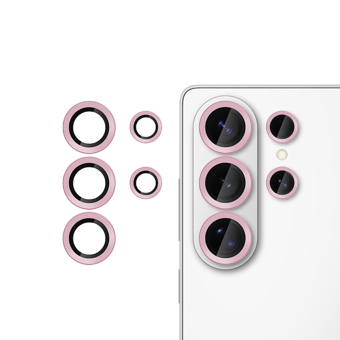 Samsung S26 Ultra - Protector de Cámaras - Anti Reflejo - Rosado - ESD