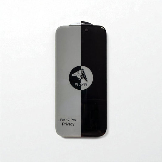 iPhone 17 Pro - Vidrio Templado - HD Privacy - Premium - Sin Bordes - Diamond - Flayr