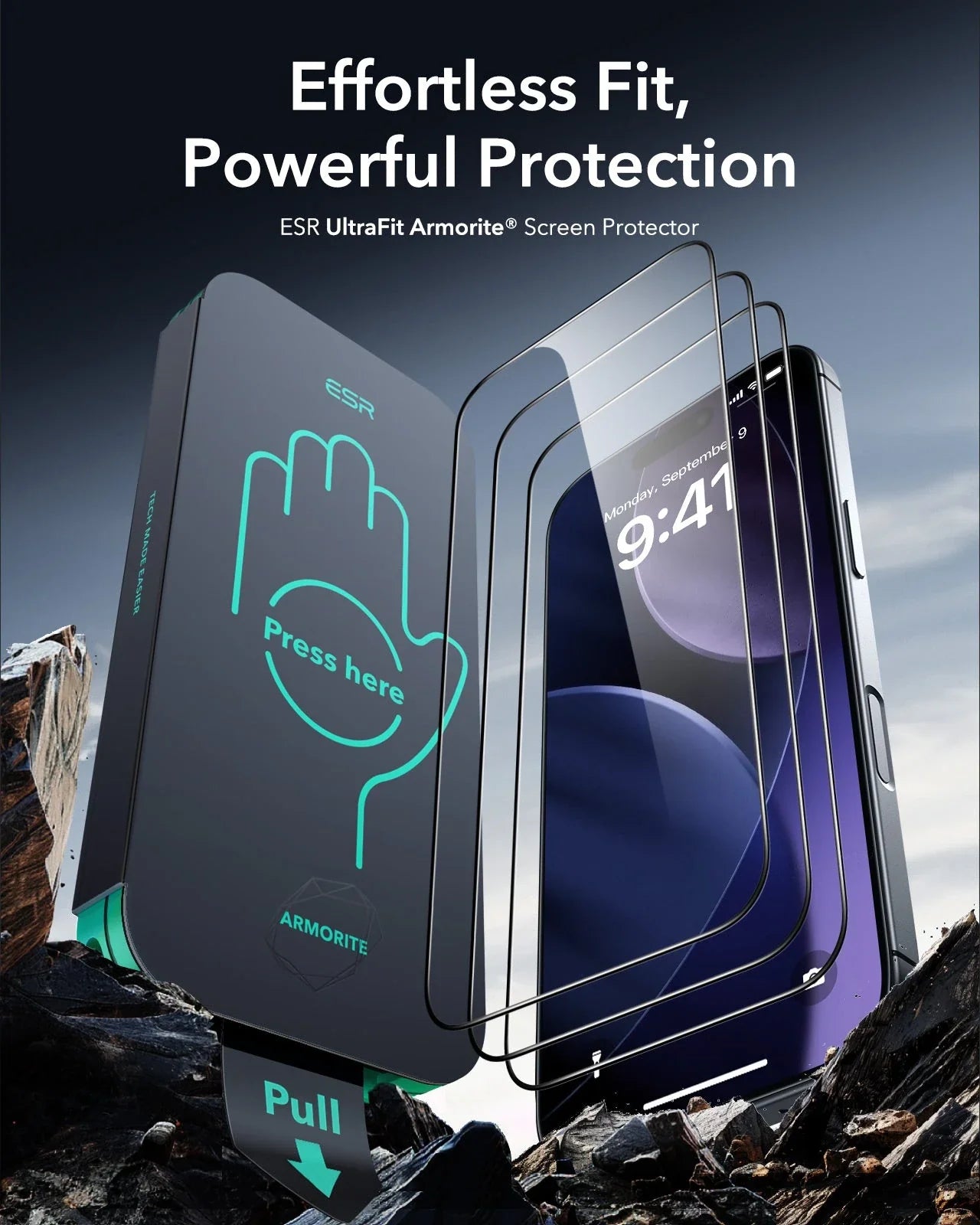iPhone 17 Pro Max - Ultra Fit - Armorite - Vidrio Templado 9H 7x - ESR