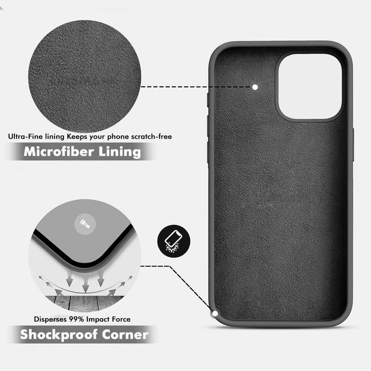 iPhone 16 - Silicone Cases - Red