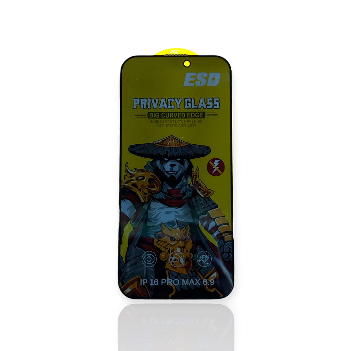 iPhone 16 Pro Max - Vidrio Templado Anti Espía HD - Privacidad - ESD
