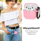AirPods 4 - Funda de Silicona - Gamuzada - Rosa