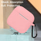 AirPods 4 - Funda de Silicona - Gamuzada - Rosa
