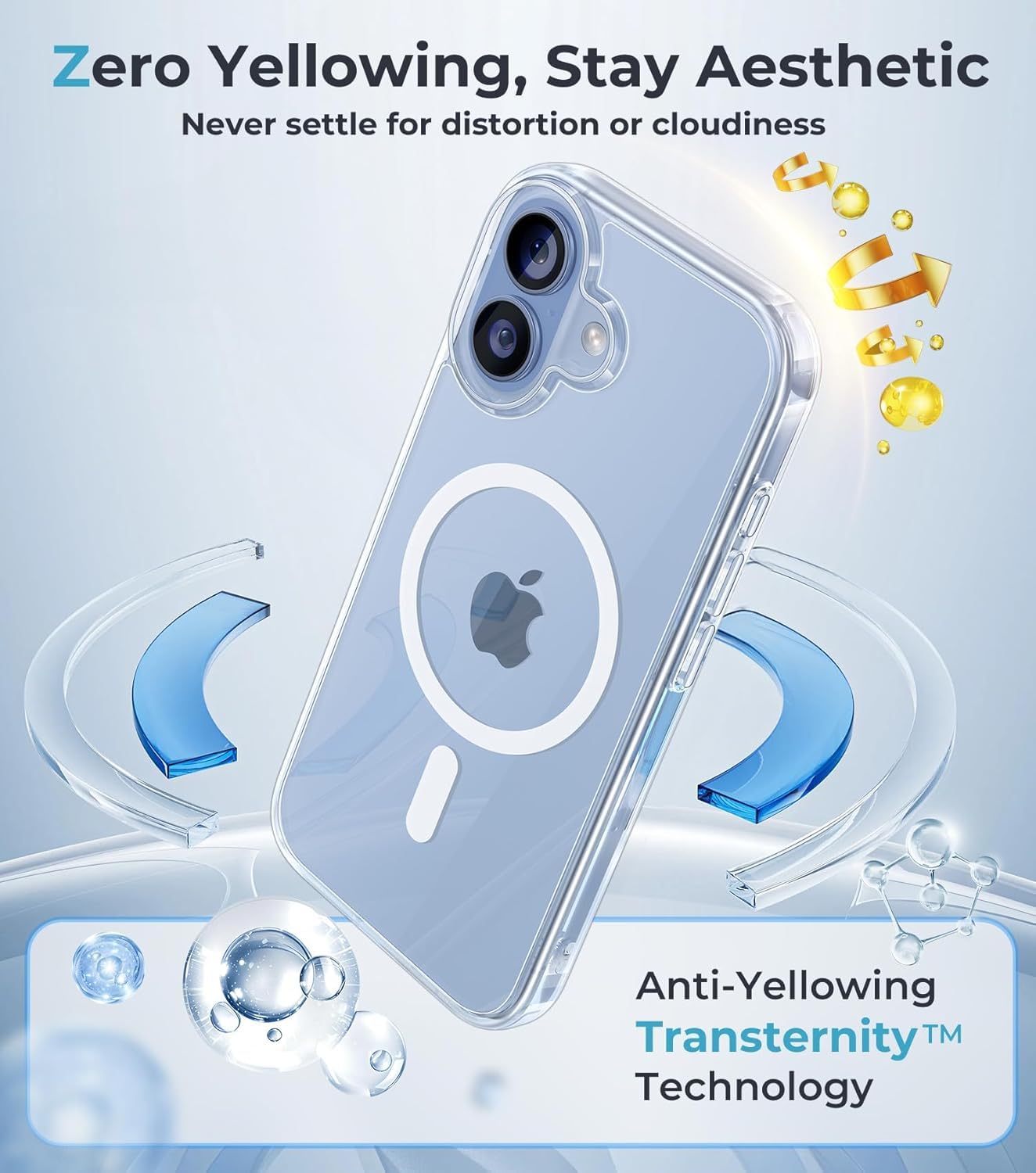 iPhone 17 - Funda MagSafe - Transparente