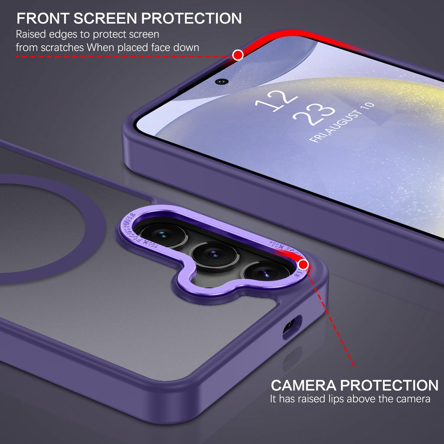 Samsung S24 - Luxury Matte - MagSafe - Morado