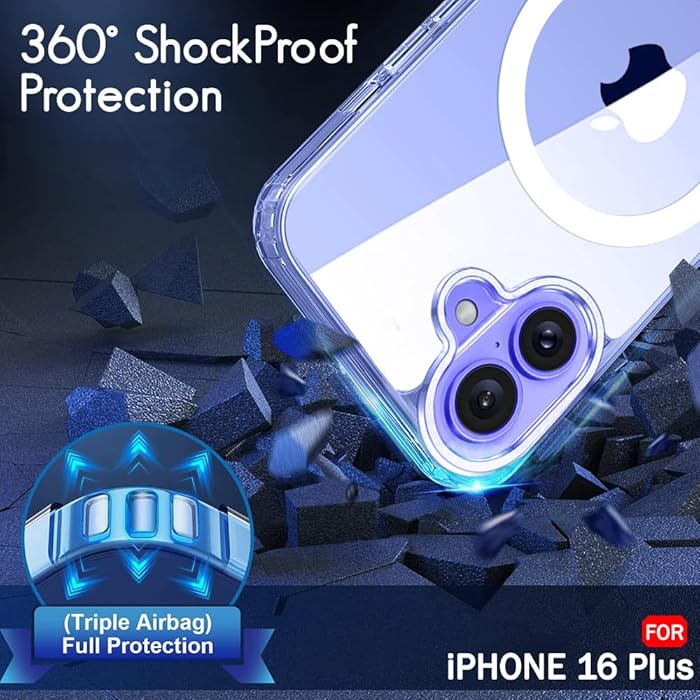 iPhone 16 - Case Transparente - Magsafe - Clásico