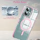 iPhone 16 - Case MagSafe - Stand Cámara - Clear Pink
