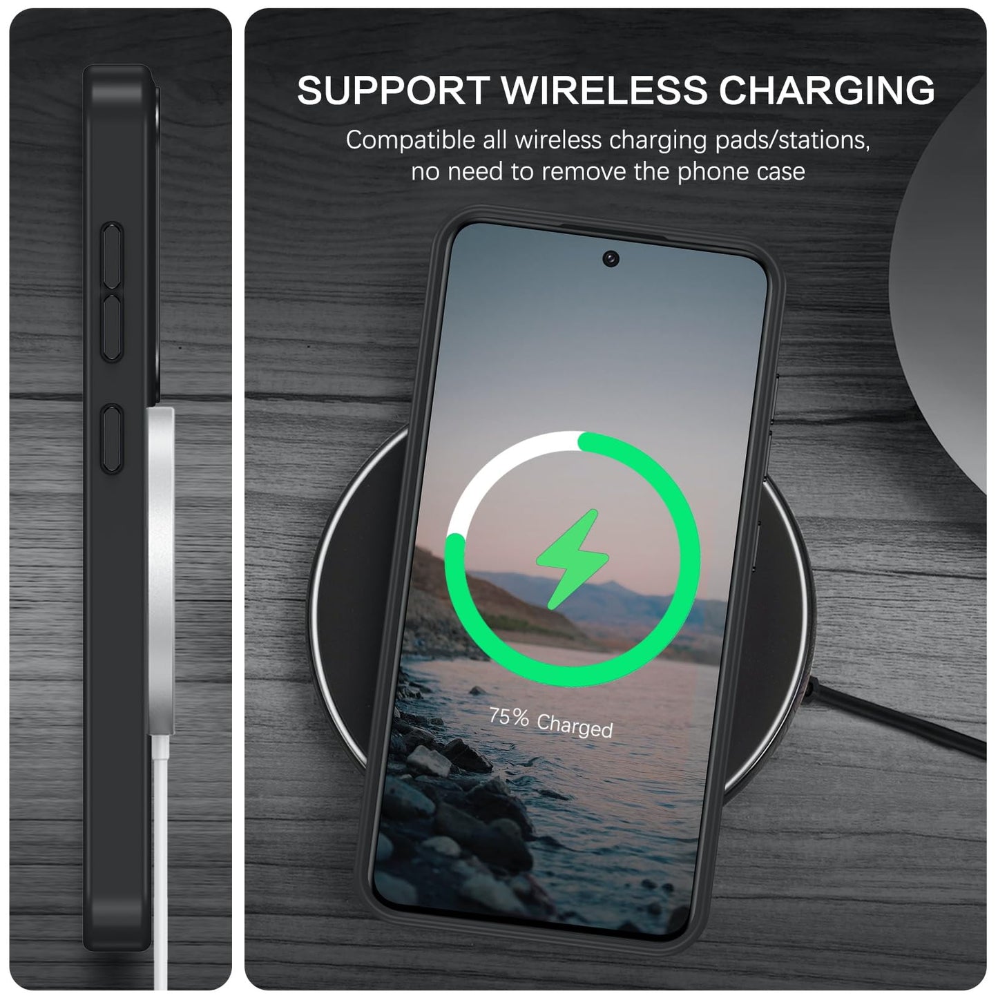 Samsung S24 - Luxury Matte - MagSafe - Negro