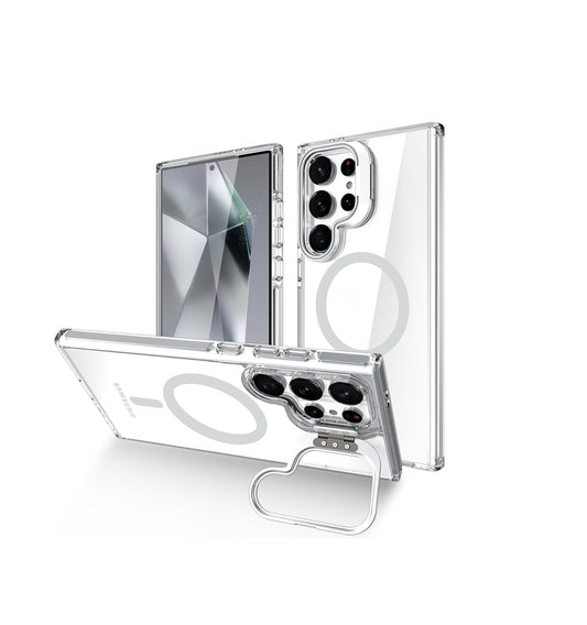 Samsung S23 Ultra - Stand Cámara MagSafe - Clear Grey