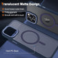 iPhone 15 Pro Max - Case Luxury Mate - Magsafe - Dark Blue