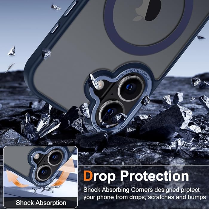 iPhone 16 - Case Luxury Mate - Dark Blue