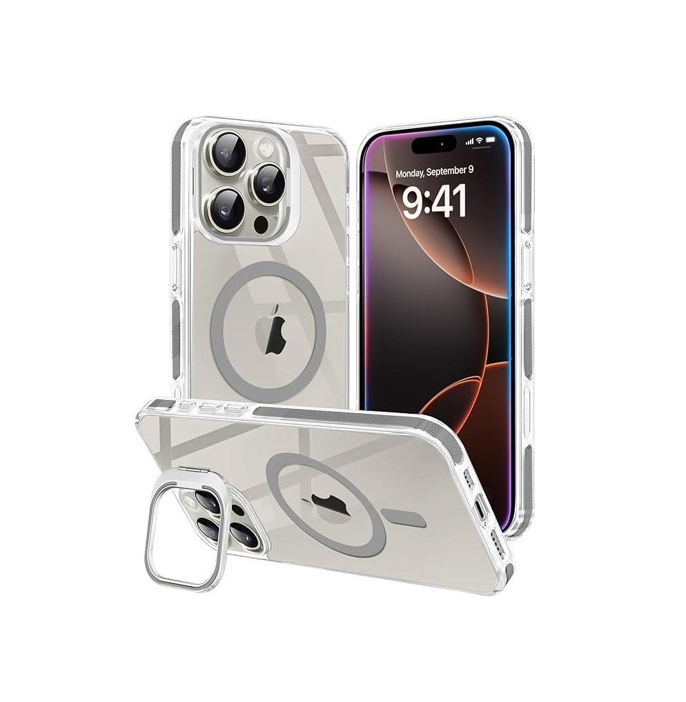iPhone 16 Pro Max - Stand Cámara - MagSafe - Clear Grey