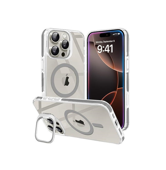 iPhone 16 Pro Max - Stand Cámara - MagSafe - Clear Grey