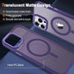 iPhone 15 Pro Max - Case Luxury Mate - Magsafe - Dark Purple