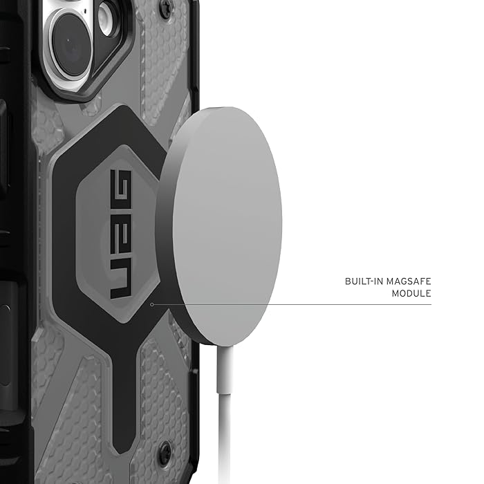 iPhone 16 Plus - Pathfinder - Clear Case - Magsafe - Ash - UAG