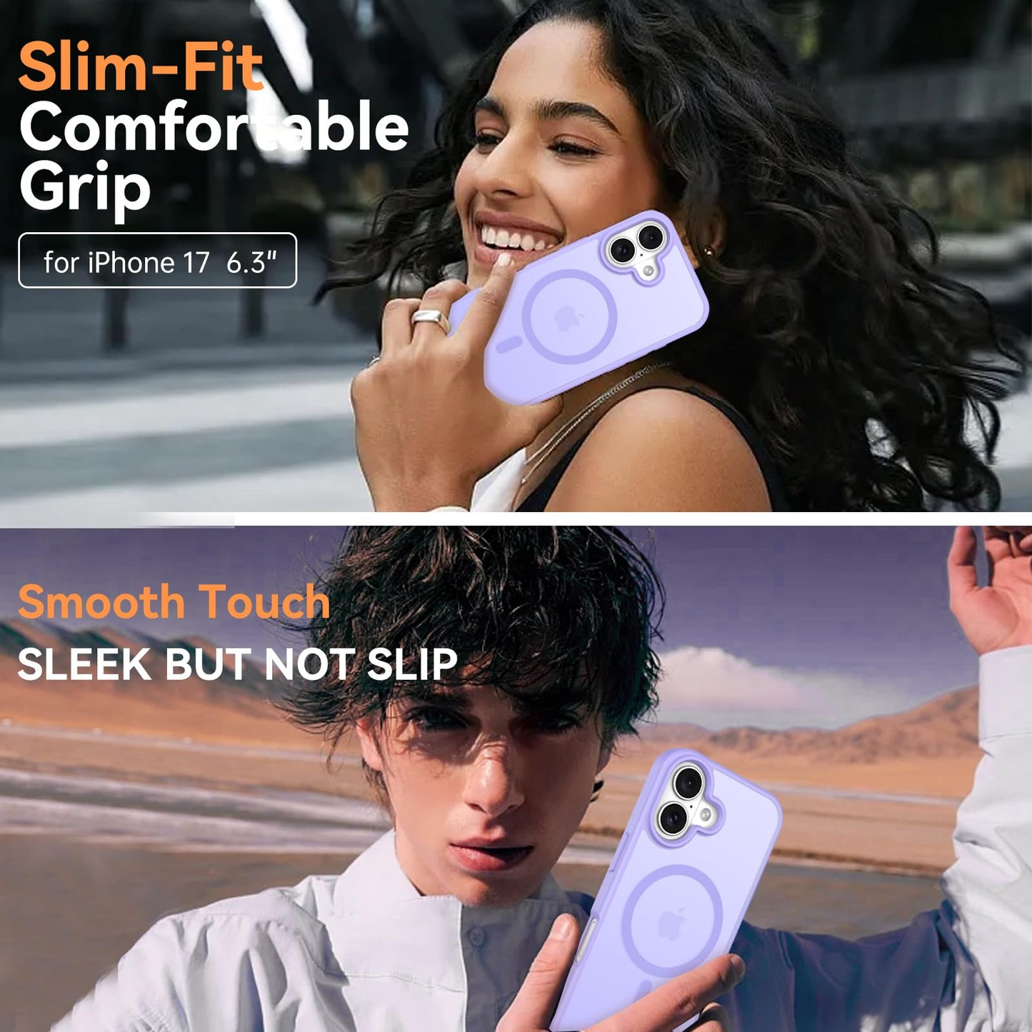 iPhone 17 - Funda Candy - MagSafe - Lila