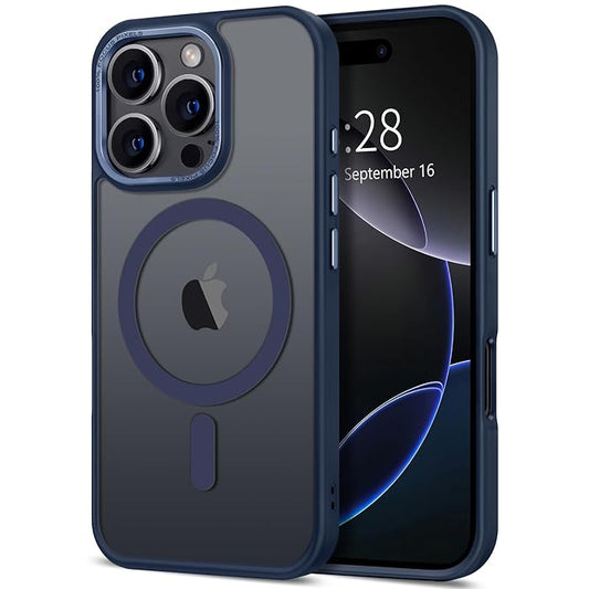 iPhone 16 Pro - Case Luxury Mate - Magsafe - Dark Blue