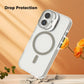 iPhone 16 - Case MagSafe - Stand Cámara - Clear Grey