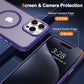 iPhone 15 Pro Max - Case Luxury Mate - Magsafe - Dark Purple