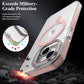 iPhone 15 - Case Magsafe - Stand Cámara - Clear Pink