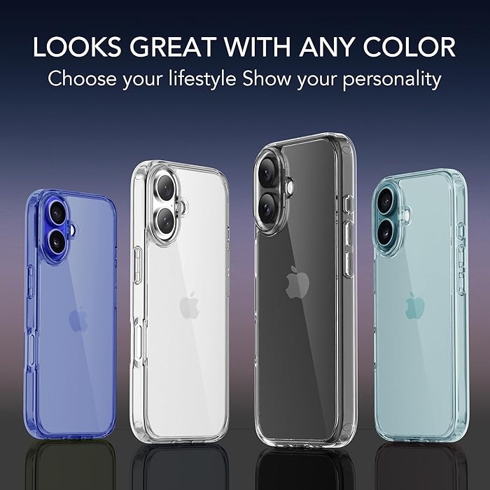 iPhone 16 - Case Transparente - Clásico