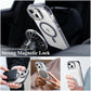 iPhone 15 - Case Magsafe - Stand Cámara - Clear Blue