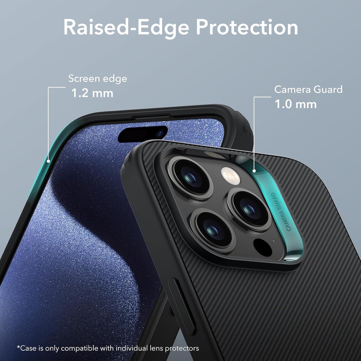 iPhone 15 Pro - Boost Series con Stand - Negro - ESR