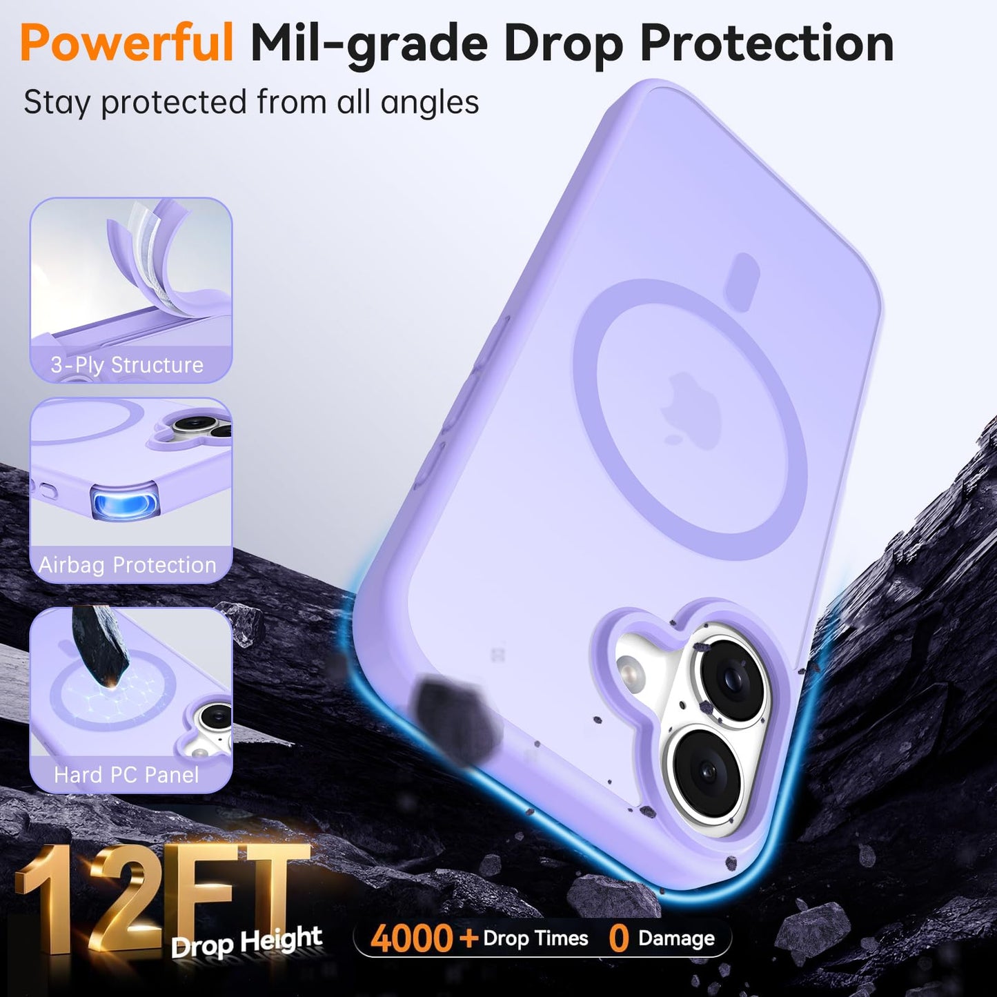 iPhone 17 - Funda Candy - MagSafe - Lila