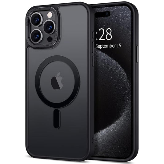 iPhone 15 Pro Max - Case Luxury Mate - Magsafe - Black